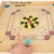 Import Game Board Round Burr-free Wood Board Two-player Puzzle Board Game Parent-child Interactive Toys from China