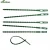 Import Garden and home bind up accessories Kit set with trellis plastic clips and metal wires for plant support from China