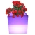 Import Garden flower planter with lighting PE plastic remote control led flower pot from China
