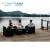 Import Garden Furniture Outdoor Low Price PP Injection Wicker Garden Outdoor Plastic Rattan Sofa Set from China