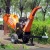 Import Garden wood chipper  tree machine wood chipper cutting with 14HP Kohler  Electric start Gasoline Engine from China