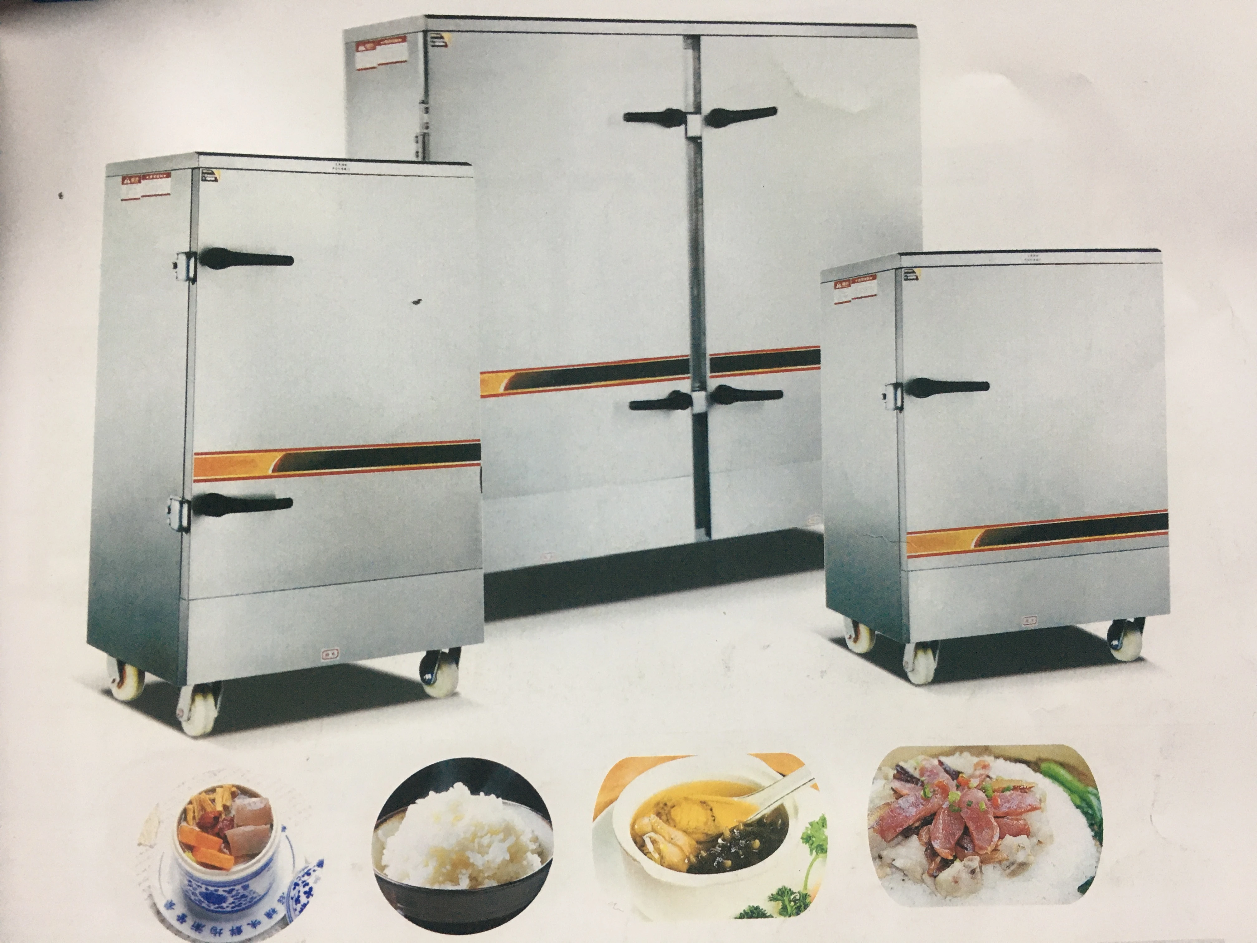 Gas /electric 6-48 trays bun steamer bun chicken food noodle dumpling steamer machine rice steamer