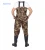 Import good quality 70D nylon pvc camo print waterproof chest fishing wader from China