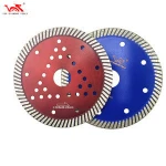 Good Sharpness Diameter 125mm Or 5 Inch Turbo Diamond Saw Blade Cutter For Dry Cutting Granite Marble Quartz Stone Concrete