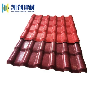 Green environment-friendly ASA synthetic resin roofing tile ASA PVC corrugated roof tile