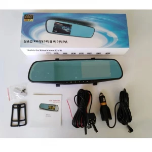 GSD car front and rear camera rearview mirror driving recorder