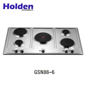 GSN86-6 built-in 5 burner solid element electric Cooktops