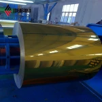 Guangdong AA5052 H18 Gold Mirror Finish Reflective Aluminum Sheet