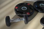 Gym Center Weights Dezhou Super MND Gym Equipment Sports Equipment Spare  Accessory Parts MND-WG012 3-holes Black Rubber Plate
