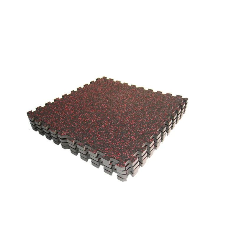 Gymnastic rubber floor mat recycle rubber + EVA foam gymnastic stable flooring mat