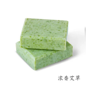 Hand-made cold cleaning wormwood soap plant wormwood essence oil soap gentle repellent OEM