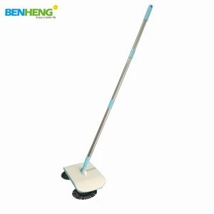 Handheld Propelled Sweeper New No Electric Broom &amp; Dustpan 2 in 1 Hand Push Floor Sweeper