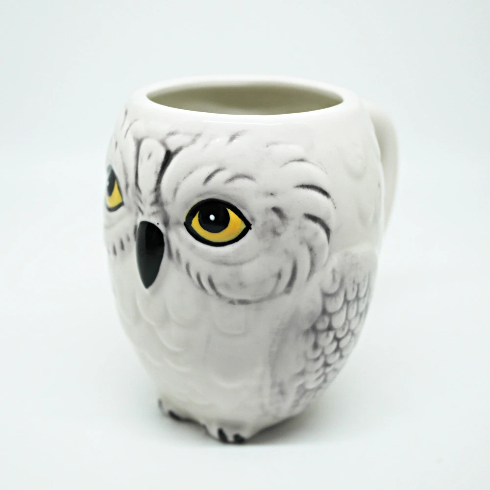Harry Potter Owl Mug 3D Three-dimensional Shaped Owl Ceramic Mug Creative Office Mug