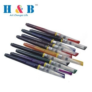HB watercolor brush marker pens with Water ink for drawing