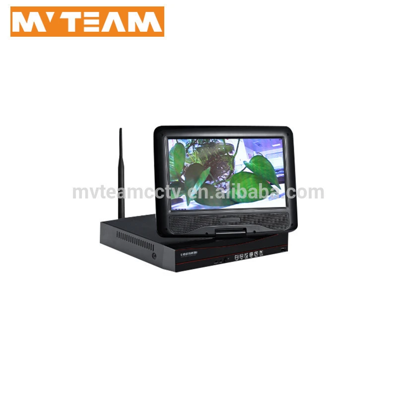 HD outdoor webcam surveillance MVTEAM wireless security camera P2P function nvr kit system