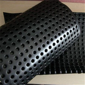HDPE plastic drainage board, dimpled plastic drain sheet with best price
