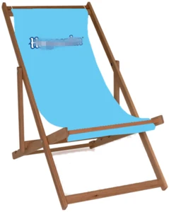 HE-1029, Promotional wooden folding beach chair,folding deck chair