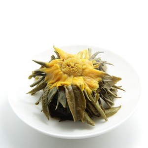 Health Chinese Green Tea Flavored Flowering Blooming Tea