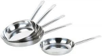 Healthy and Eco-friendly Induction Ready Stainless Steel Skillet Frying Pan for Hospitality Supply