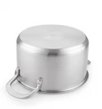 Heave gauge 8 qt stainless steel double bottom stock pot