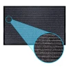 Heavy Duty Front Striped Door Floor Mat Indoor Outdoor Rug PVC Backing Entryway Welcome Mats for Shoe Scraper