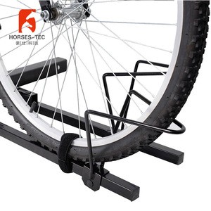 Heavy duty hitch mounted 2 bike rack bicycle carrier
