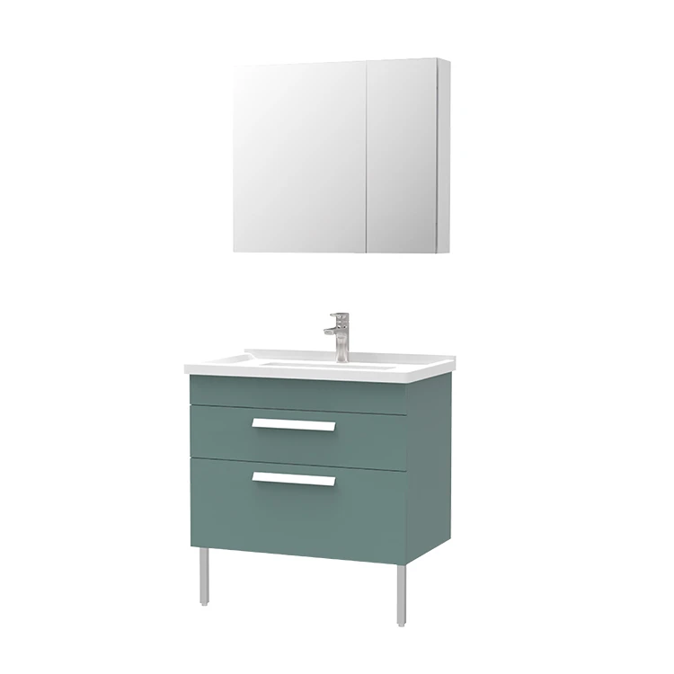 HEGII 30 inch metal bathroom vanity stainless steel mirrored single sink toilet wc bathroom cabinet