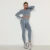 Import HEHE Female Seamless High Waist Yoga Set Pants Suit Matching Legging and Tops with Long Sleeve Shirt from China