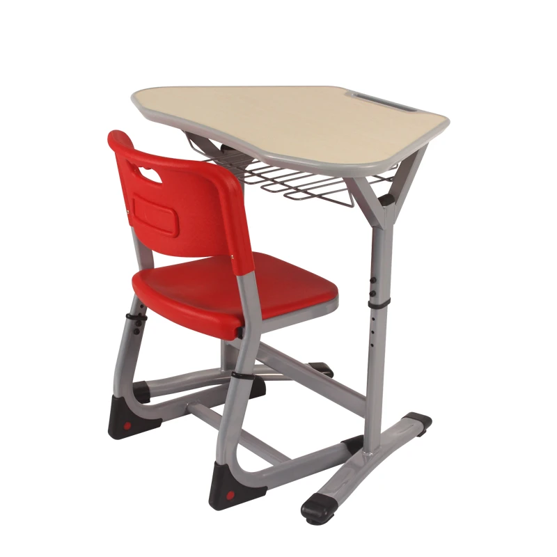 Height adjustable school furniture student desk with wholesale price