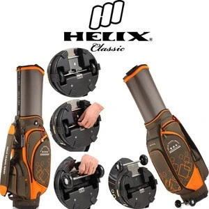 Helix golf trunk organizer with wheels /golf tour staff bag with wheels / golf caddy bag with wheels