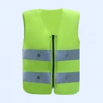 Hi vis conspicuity children wear road safety school led flashing kids reflective safety vest