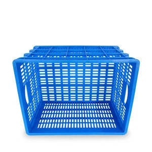 High density China mesh stack able plastic logistics crate
