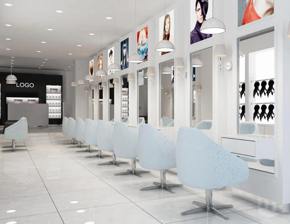 High End Beauty Barber Shop Furniture Hair Salon Station Fixture