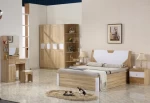 high gloss home furniture 4 door wardrobe bedroom furniture set modern