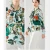 Import High grade commuter department lead Nanyou women silk printed long sleeved shirt mulberry silk blouse from China