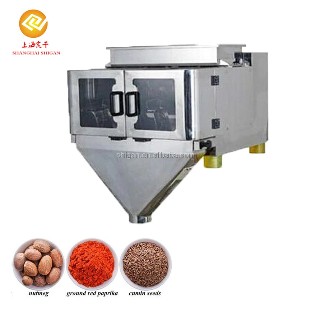 High quality 2 linear  food multihead weigher