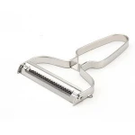 High quality 3 in 1 Ultra Sharp Stainless Steel Dual Julienne & Vegetable Peeler and Fruit Peeler