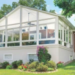 High quality aluminum alloy sunroom sets glass house garden gardenhouse