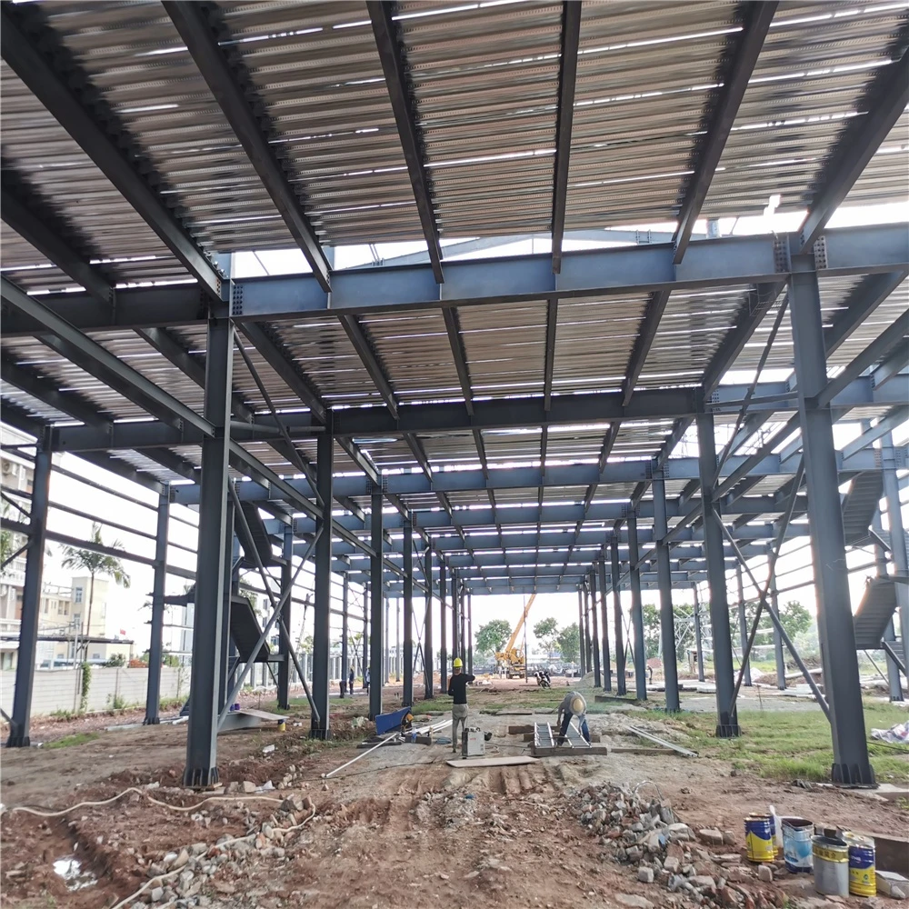 High-quality Asian frame prefabricated steel structure warehouse steel column steel building structure
