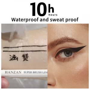 High Quality black liquid eyeliner matte waterproof eyeliner Private Label Smooth and quick drying eyeliner