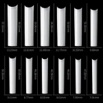 High quality Bucket nail tips super long 3xl water pipe nail tips 504pcs/boxes tips whosale