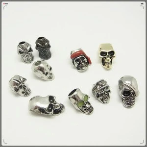 high quality bulk metal beads,metal charms for paracord bracelets making