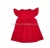 Import High Quality Children&#x27;s Clothing Summer Flutter Sleeve Solid Color Baby Girl Dress from China