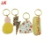 Import High Quality Custom gold cute metal keychain/ keyring  key holder from China