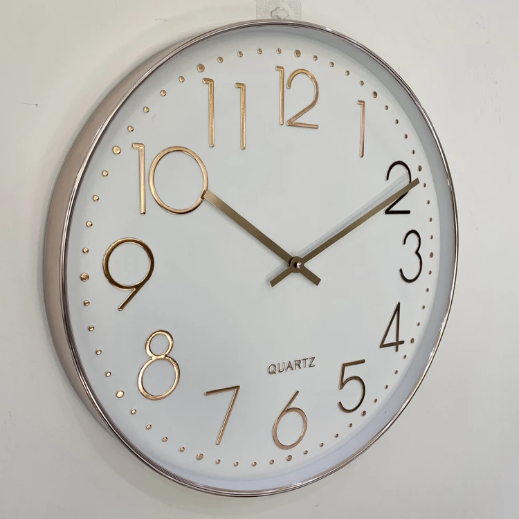 High Quality Durable Using Various Round Modern Plastic Wall Clock