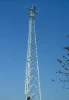 High quality galvanized three leg steel lattice pipe microwave telecommunication tower