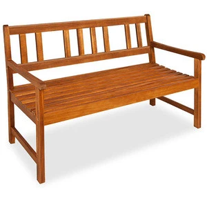 high quality good sale hardwood concrete park garden benches for outside