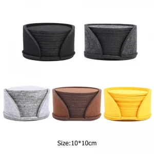 High Quality Lowest Price Coasters For Glasses Felt Cup Coasters Felt Coasters Set For Kitchen Dining Table Place Mat