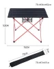 High quality outdoor picnic aluminum folding table