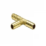 High quality pneumatic fast three-way air jet hose repair brass joints